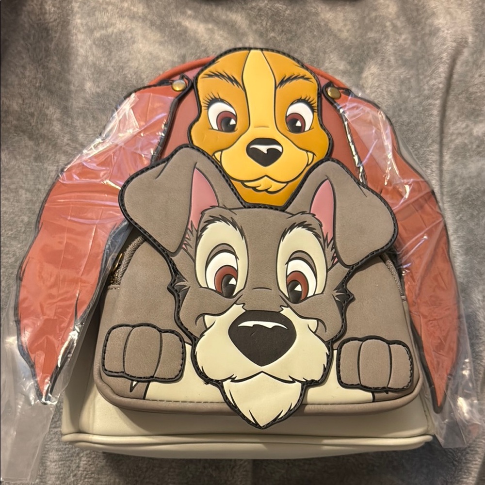 Loungefly NWT mini Backpack Lady and the tramp